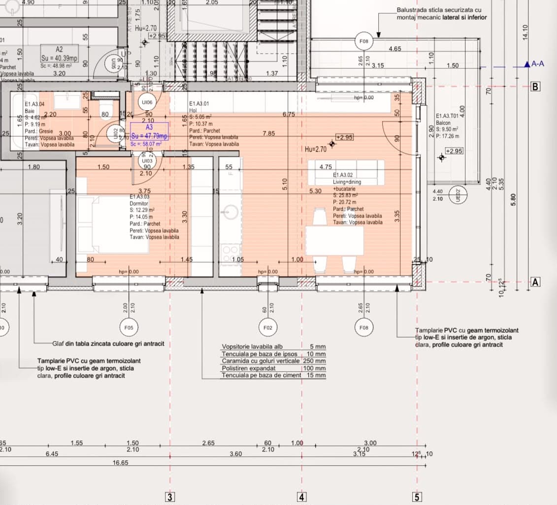 Planul apartamentului Brume