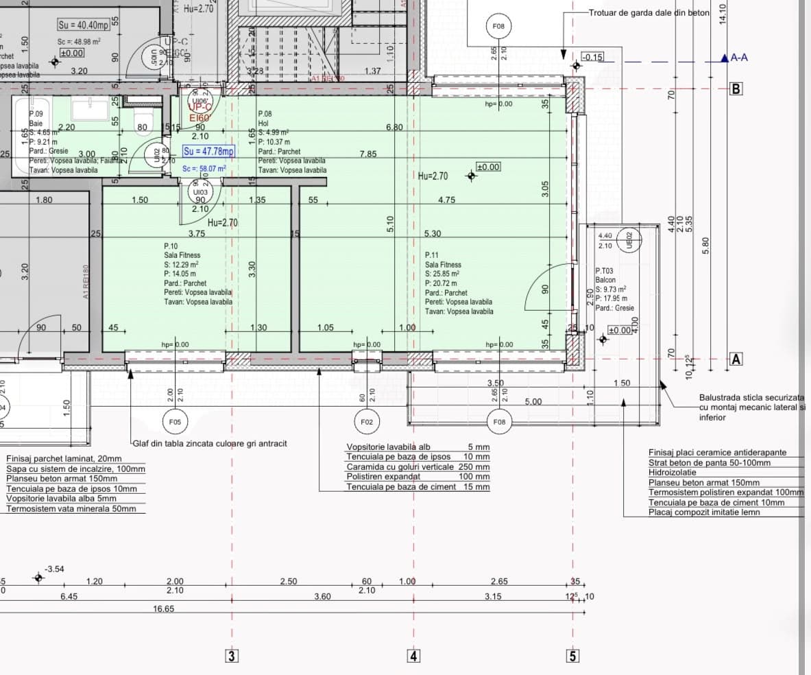 Planul apartamentului Silva